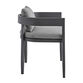Chania Black Metal Outdoor Dining Chair 2 Piece Set image number 3