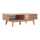 Pam Rubber Wood Mid Century Coffee Table With Storage image number 0