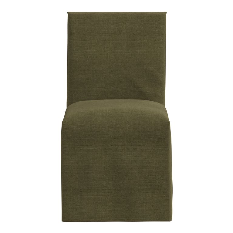 Landon Linen Slipcover Dining Chair image number 3