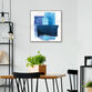 Blue Water By Nikki Chu Framed Canvas Wall Art image number 1