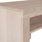 Haven Whitewash Mango Wood Console Table with Shelf image number 4