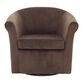 Ward Velvet Roll Arm Upholstered Swivel Chair image number 1