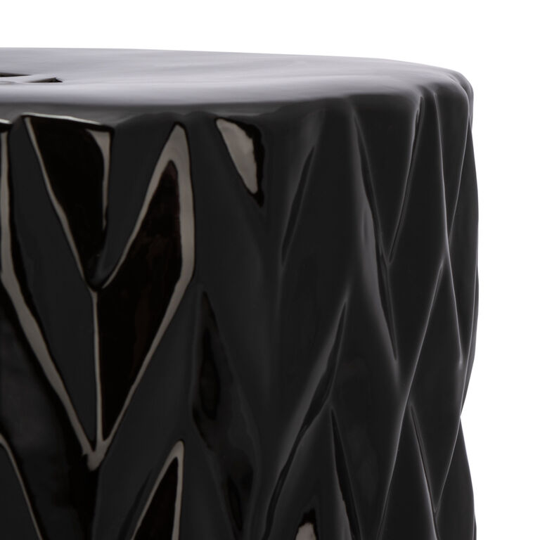 Black Ceramic Structural Side Table image number 4