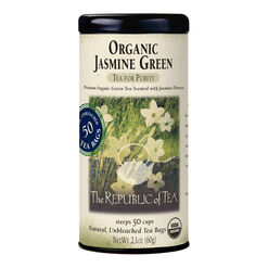 The Republic Of Tea Organic Jasmine Green Tea 50 Count