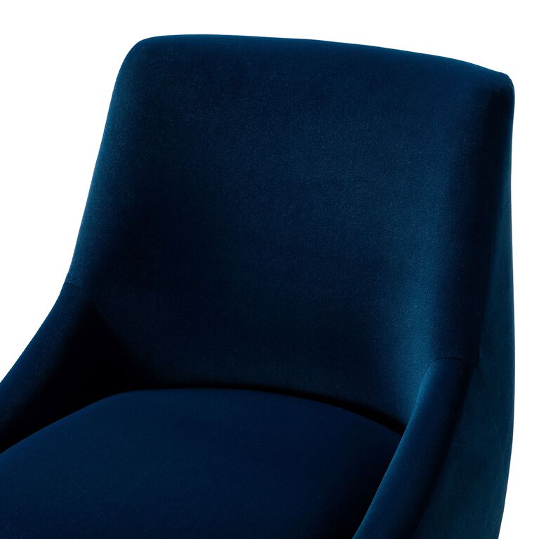Alton Velvet Upholstered Office Chair image number 6