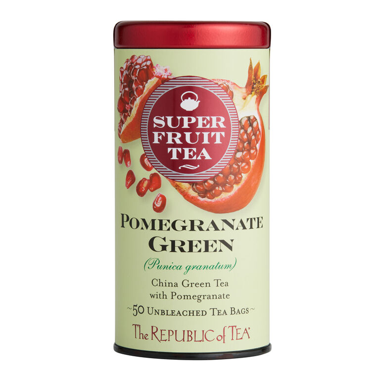 The Republic Of Tea Pomegranate Green Tea 50 Count image number 1