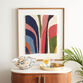 Radiant Tropics Embroidered Wool Framed Wall Art image number 1