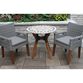 Kimo Gray All Weather Wicker Outdoor Chair Set of 2 image number 1