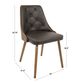 Herman Faux Leather Tufted Upholstered Dining Chair image number 6