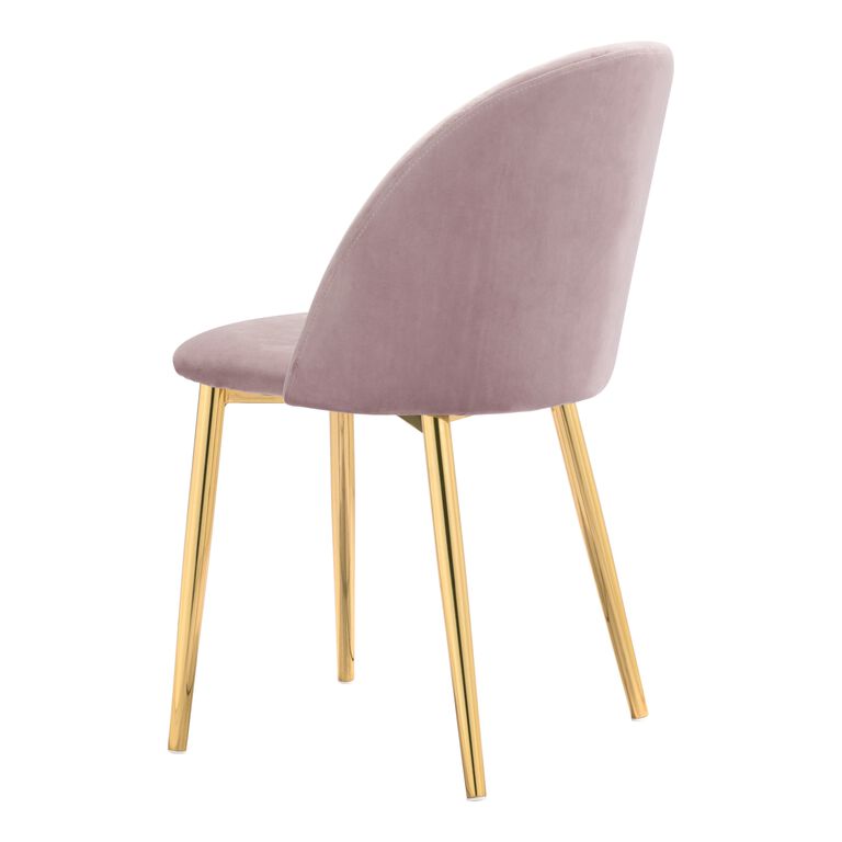 Barker Velvet Upholstered Dining Chair Set of 2 image number 4
