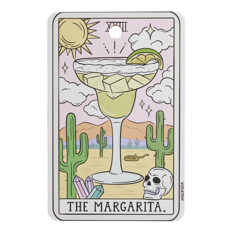 Bamboo Margarita Tarot Card Cutting Board image number 1