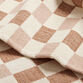 Ivory Checkered Throw Blanket image number 3