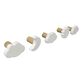 White Floating Cloud, Sun And Moon Wall Hooks 5 Pack image number 0