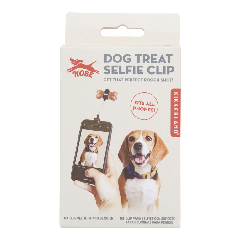 Kikkerland Dog Treats Selfie Phone Clip image number 1