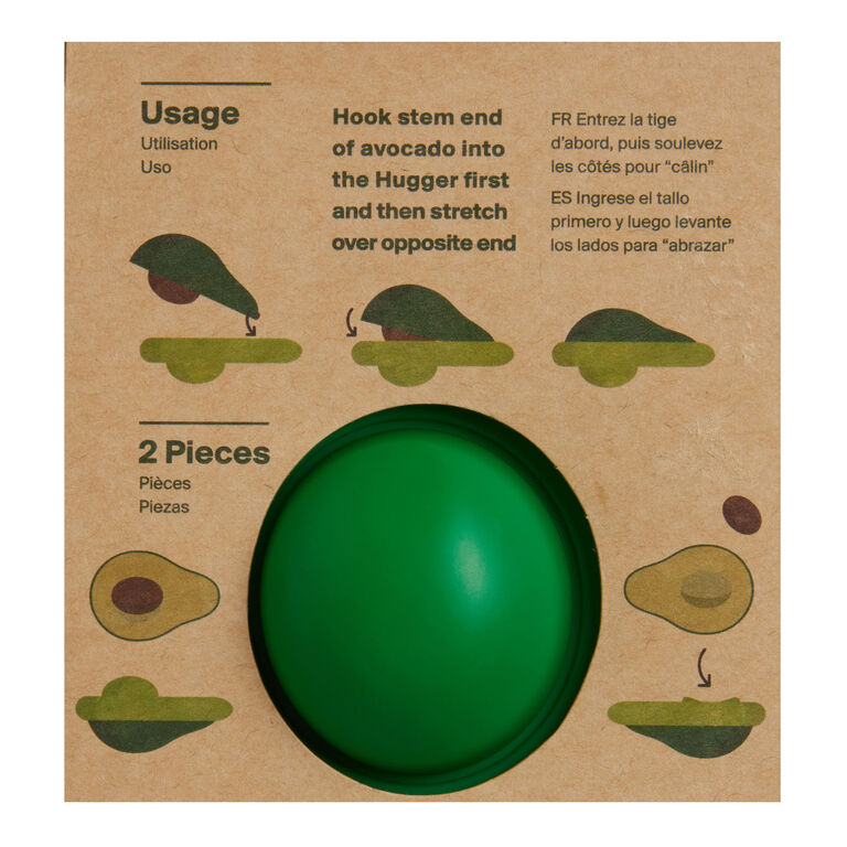 Food Huggers Silicone Avocado Savers 2 Piece Set image number 4