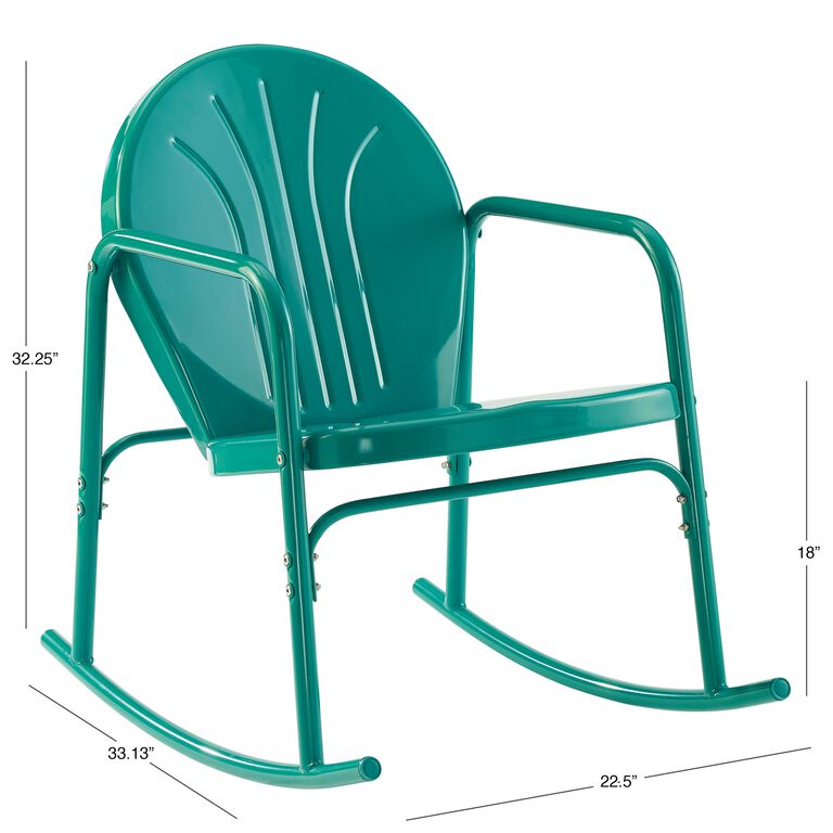 Ensley Modern Metal Outdoor Chair Set Of 2 image number 4