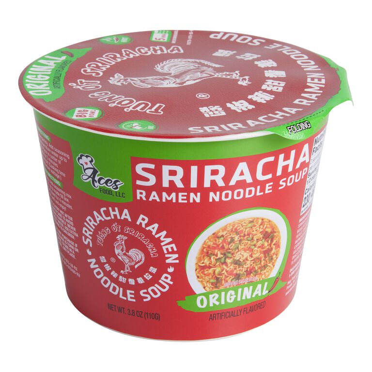 Sriracha Original Ramen Noodle Soup Bowl Set of 2 image number 1