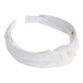 White Daisy Knotted Headband image number 0