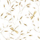 Gold And White Dragonfly Peel And Stick Wallpaper image number 0