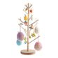 Mini Easter Egg Ornaments With Daisies 12 Pack image number 1
