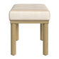 Drover Natural Exposed Wood Scandi Upholstered Bench image number 3