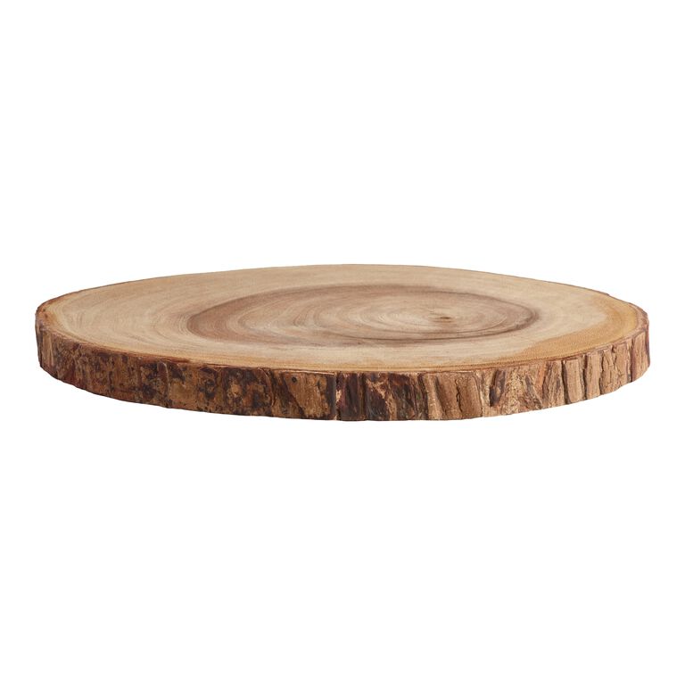 Wood Bark Charger Plate image number 1