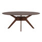 Akira Oval Wood Starburst Dining Table image number 2