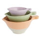 Joana Small Pastel Ceramic Nesting Prep Bowls 3 Piece Set image number 2