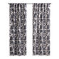 Ames Woven Cotton Abstract Sleeve Top Curtains Set of 2 image number 1