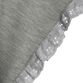 Heathered Gray Eyelet Lace Lounge Top image number 1