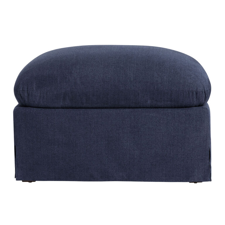 Brynn Feather Filled Swivel Chair Ottoman image number 3