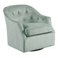 Caulker Tufted Curved Back Upholstered Swivel Chair image number 0