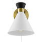Victoire Metal Double Cone Wall Sconce image number 2