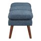 Marian Mid Century Upholstered Bench image number 2