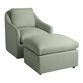Delfina Upholstered Chair Ottoman image number 3