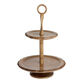 Mango Wood Twisted 2 Tier Serving Stand image number 0