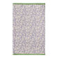 Audrey Lavender Floral Waffle Weave Block Print Hand Towel image number 1