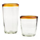 Carmelo Amber Recycled Bar Glasses Set Of 2 image number 0