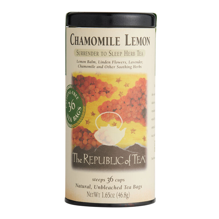 The Republic Of Tea Chamomile Lemon Herbal Tea 36 Count image number 1