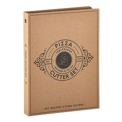 Santa Barbara Pizza Cutter and Knife Gift Set