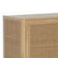 Leith Pine Wood and Rattan Cane Buffet with Shelf image number 4