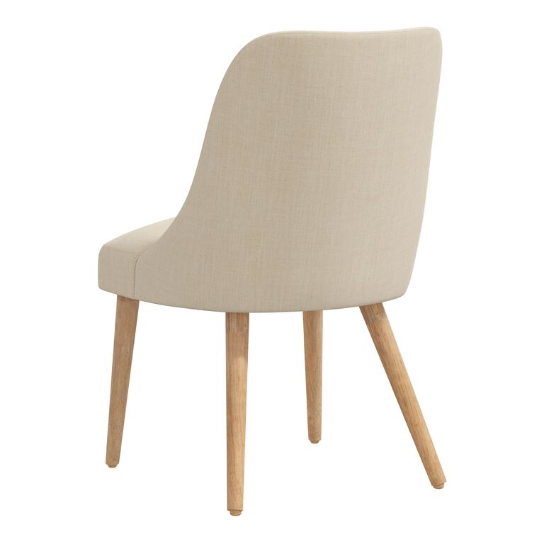 Kian Linen Upholstered Dining Chair image number 4