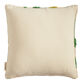 Green Tufted Monstera Leaf Throw Pillow image number 2
