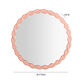 Round Mauve Pink Rope Wall Mirror image number 4