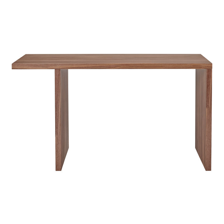 Stenhouse Walnut Brown Wood Modern Desk image number 6