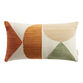 Multicolor Abstract Shapes Indoor Outdoor Lumbar Pillow image number 0