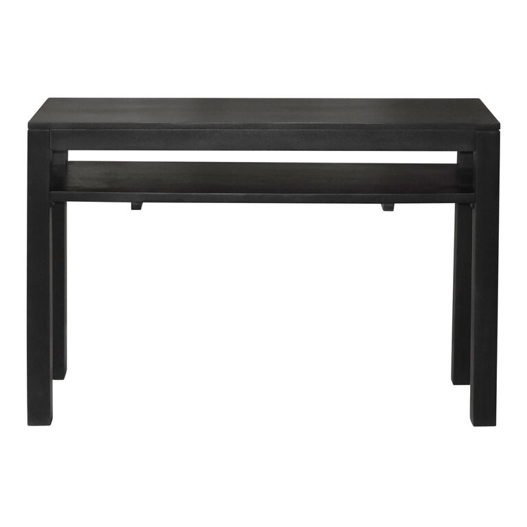 Furley Mango Wood Console Table with Shelf image number 2