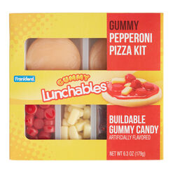 Lunchables Pepperoni Pizza Gummy Candy Kit