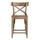 Bistro Distressed Wood Counter Stool image number 2