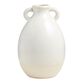 Olivia Ivory Pearlescent Reactive Glaze Ceramic Jug Vase image number 0